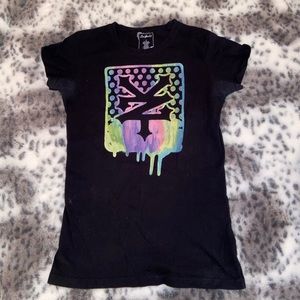Zoo York rainbow graffiti shirt